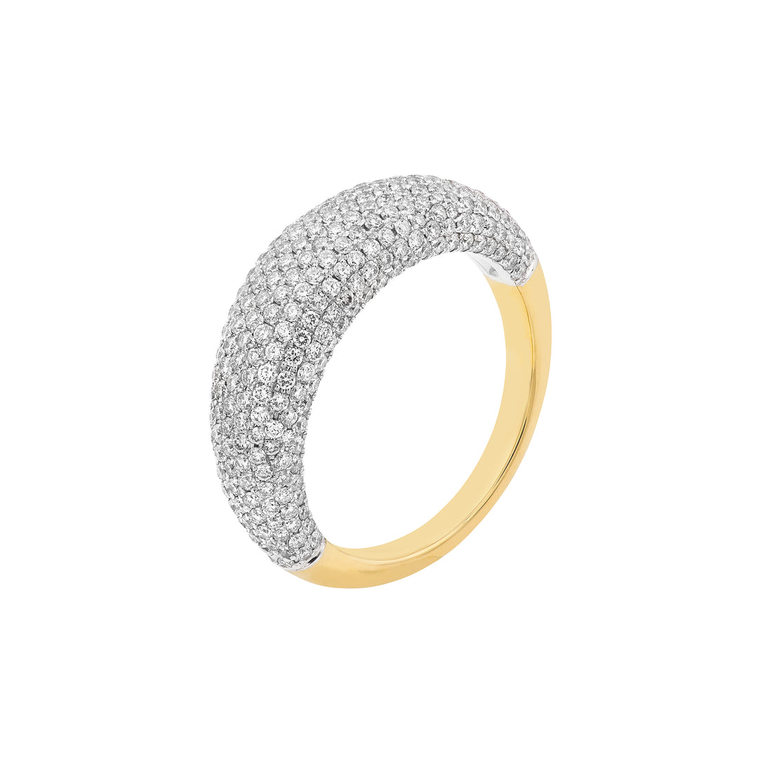 Diamond Pave Dome Ring