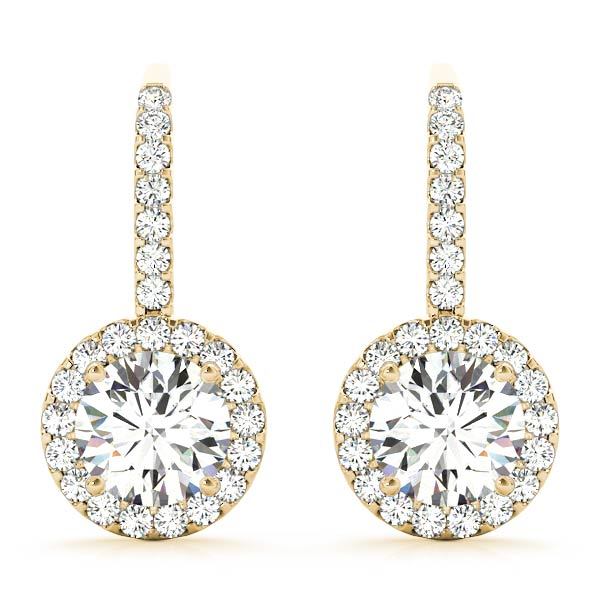 Halo Diamond Earring