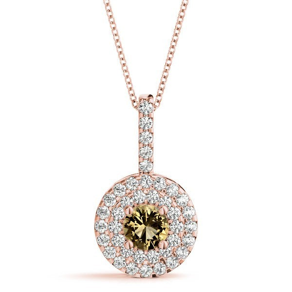 Halo Diamond Pendant