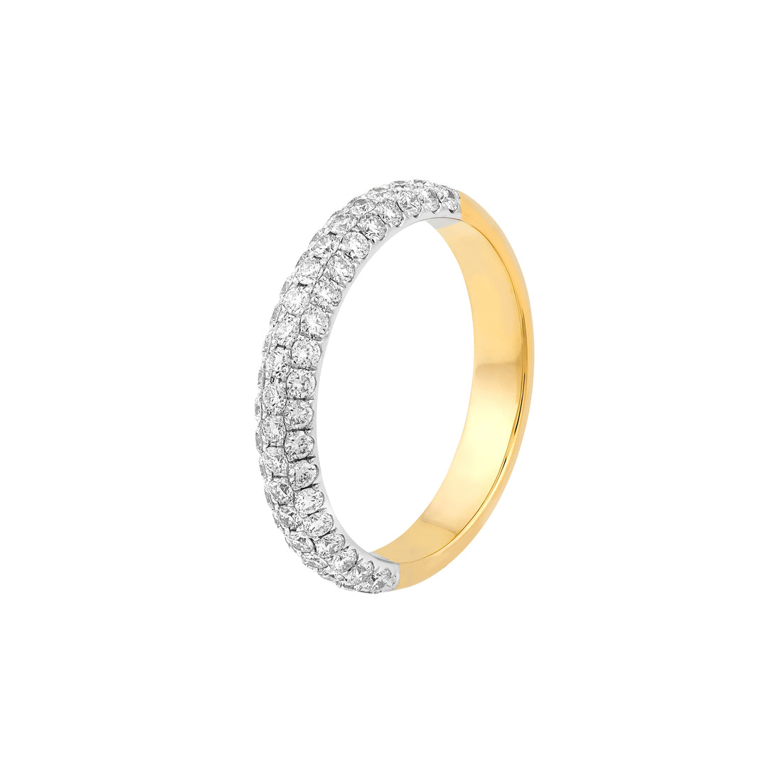 Pave Diamond Stackable Band (7/8tcw)