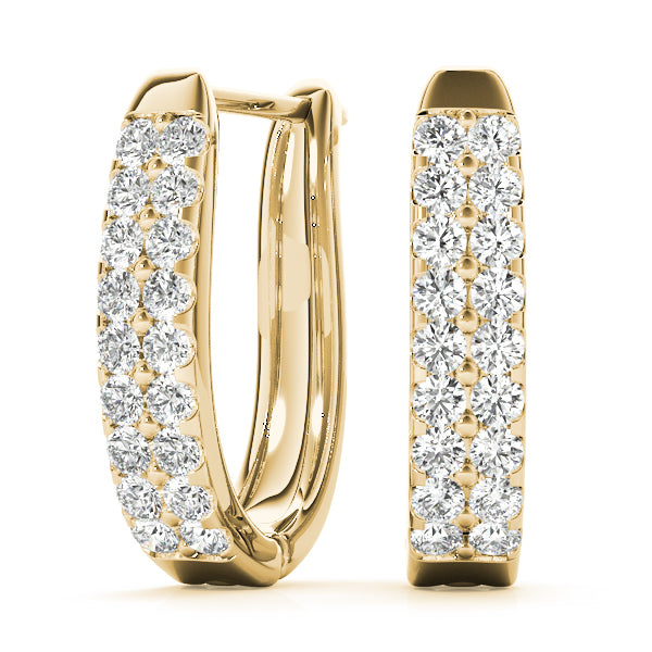 J-Hoops Diamond Earring