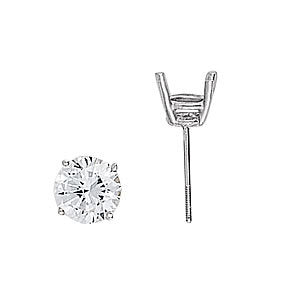 All Studs & Stud Mounts Diamond Earring