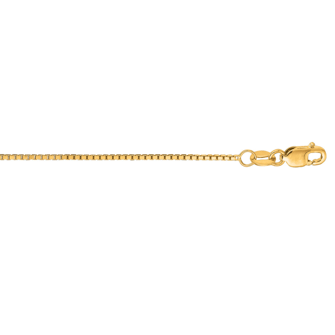 18K Gold .85mm Classic Box Chain