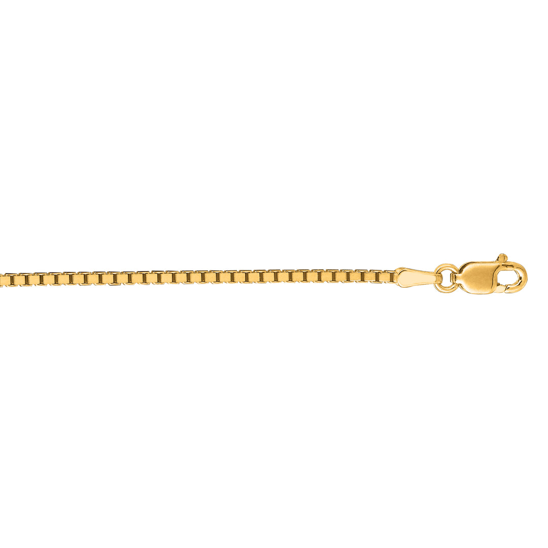 18K Gold 1.4mm Classic Box Chain