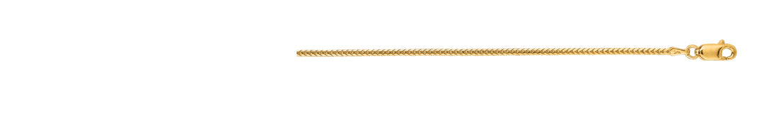 18K Gold 1.6mm Franco Chain