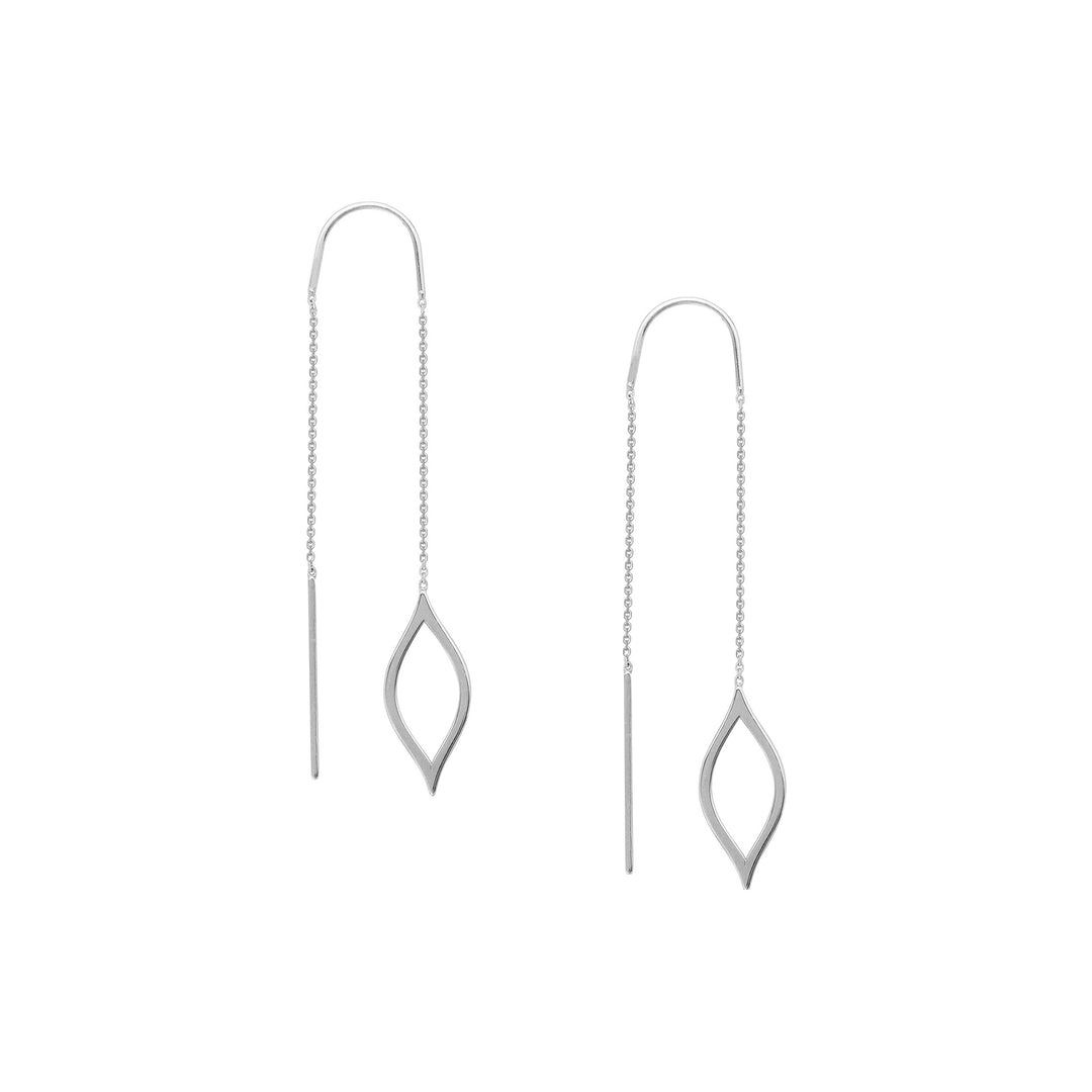 Open Marquise Threader Earrings