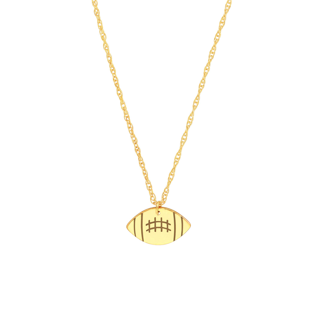 So You Mini Football Adjustable Necklace