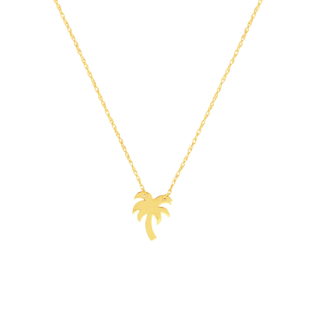 So You Mini Palm Tree Adjustable Necklace