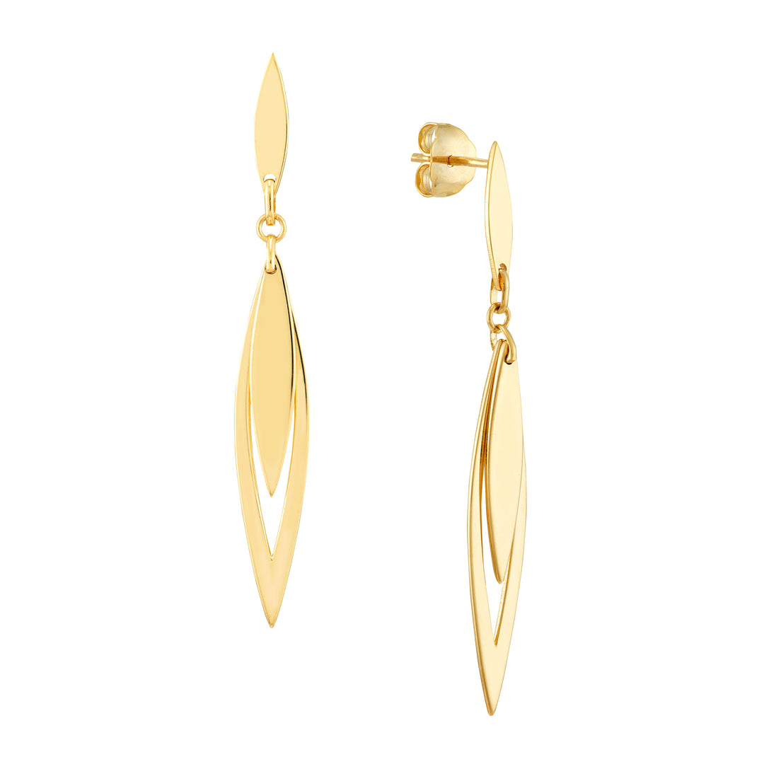 Graduated Marquise Trio Earrings