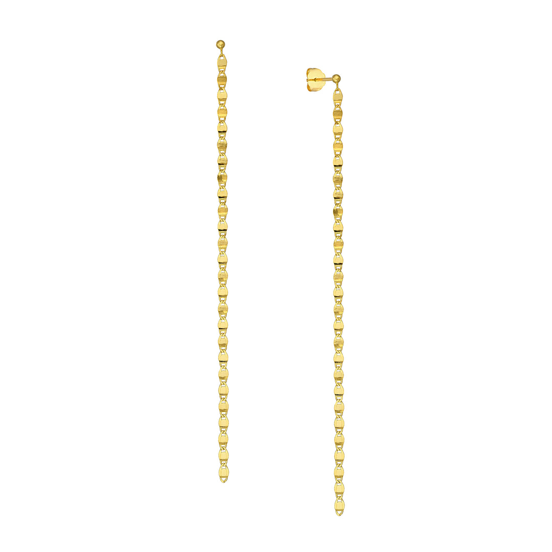 Valentino Chain Shoulder Duster Earrings