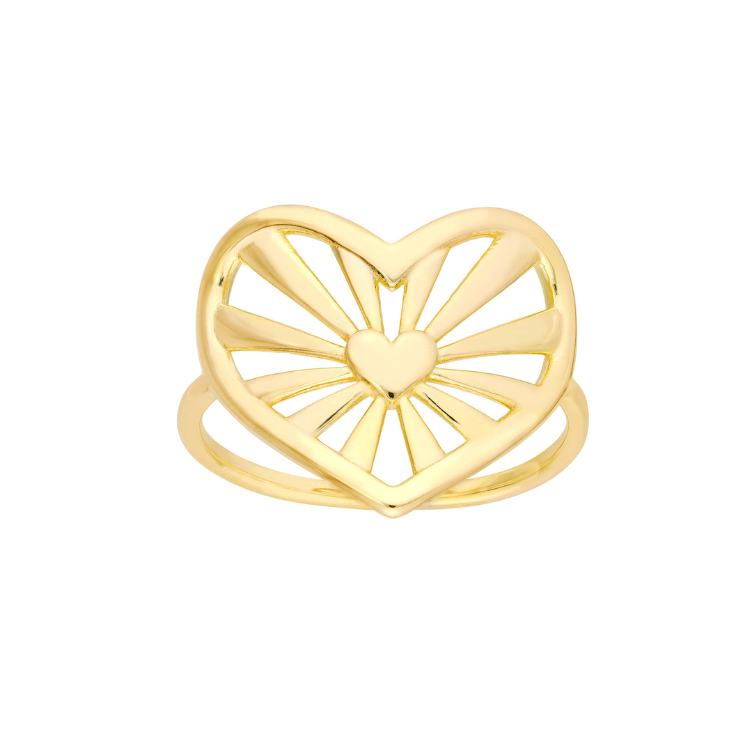 Open Center Heart Ring