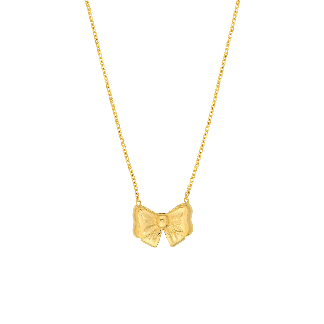 Tied Bow Necklace