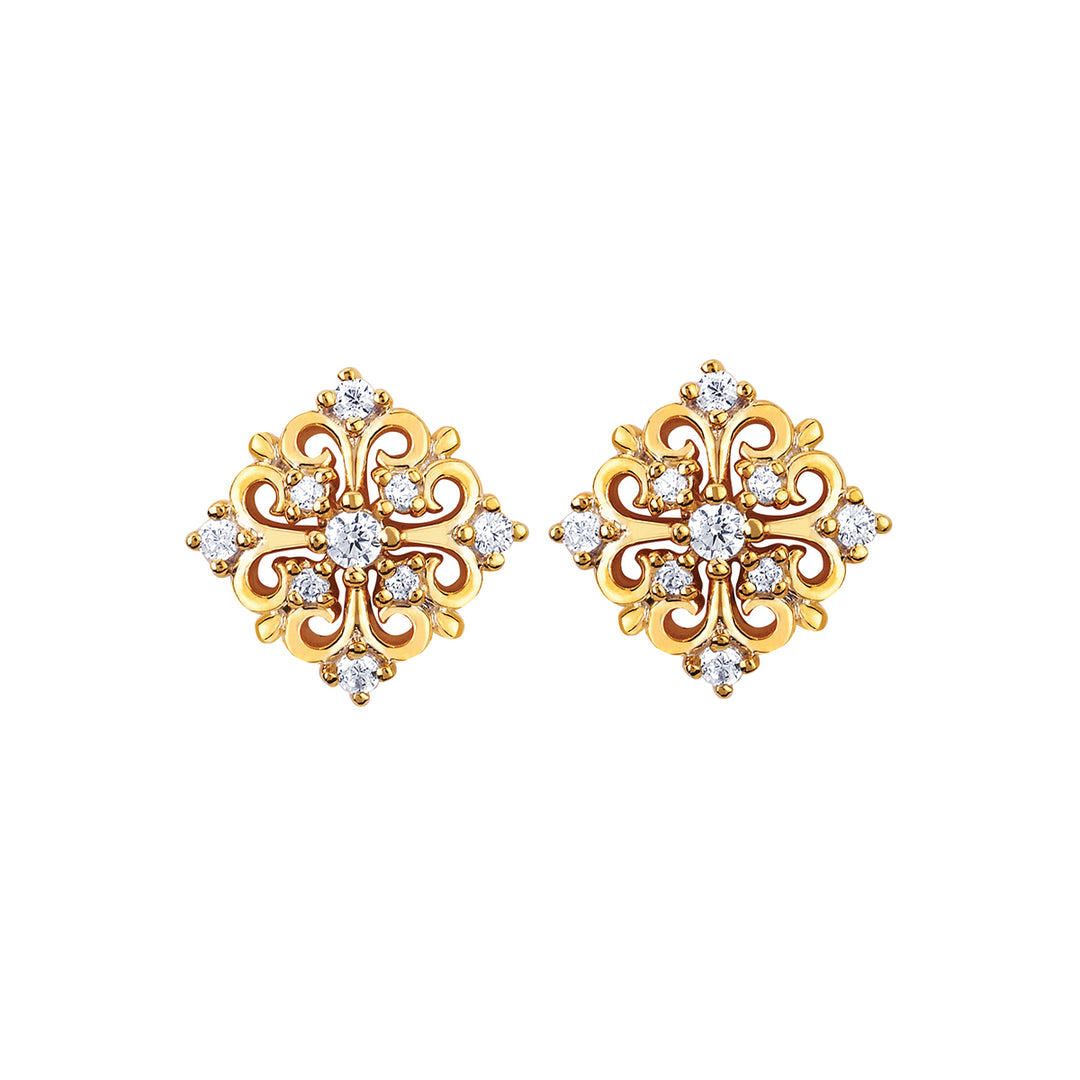 EARRINGS  RD V 0.156;