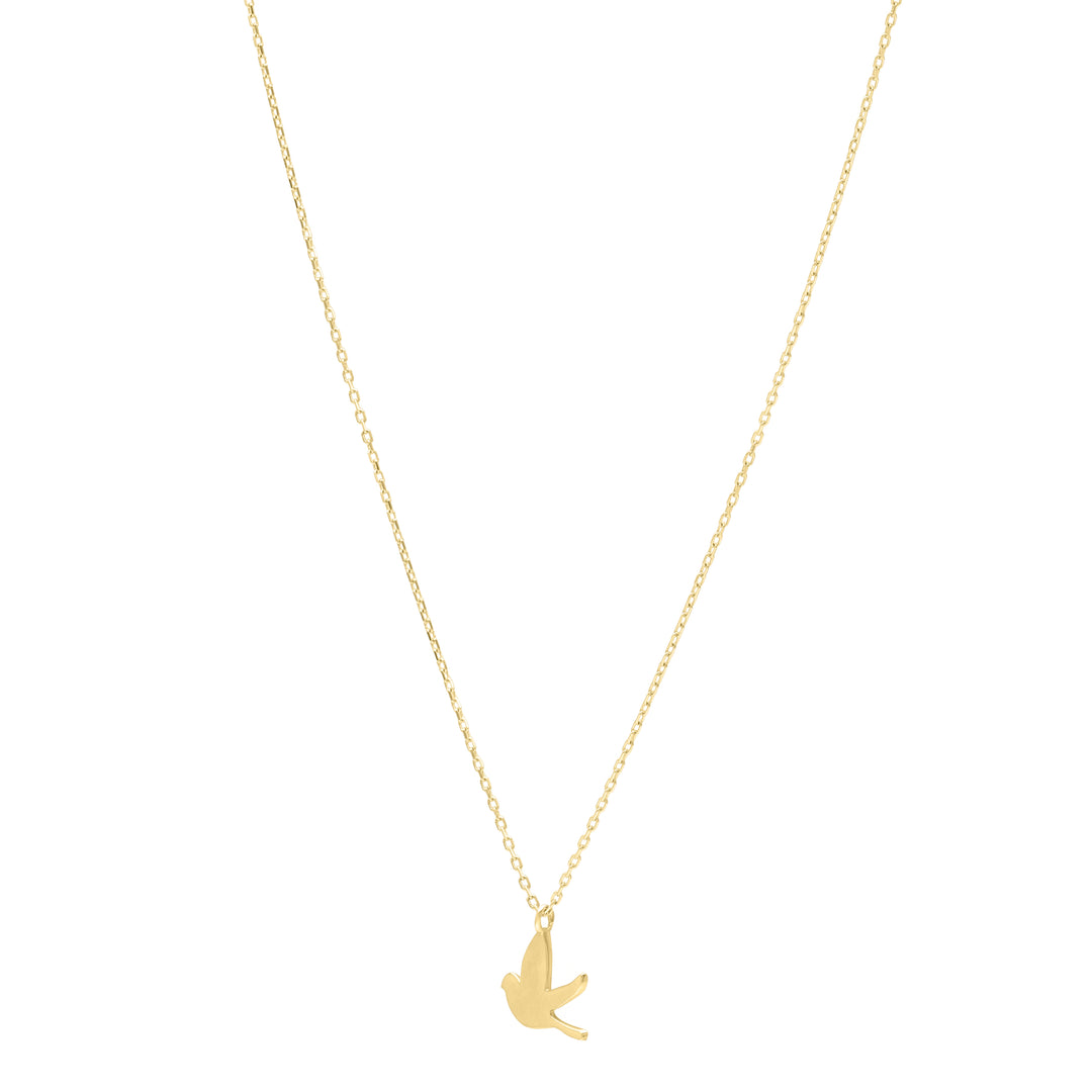 14K Dove Necklace