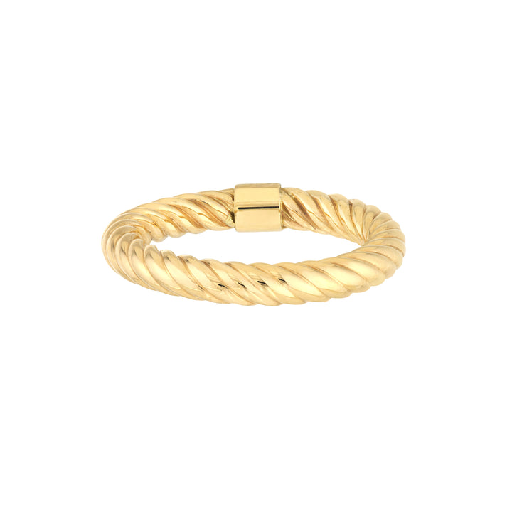 Twisted Rope Tube Ring