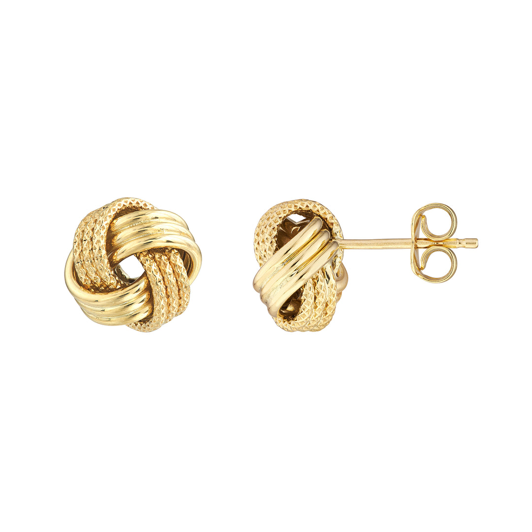 Triple Wire Love Knot Earrings