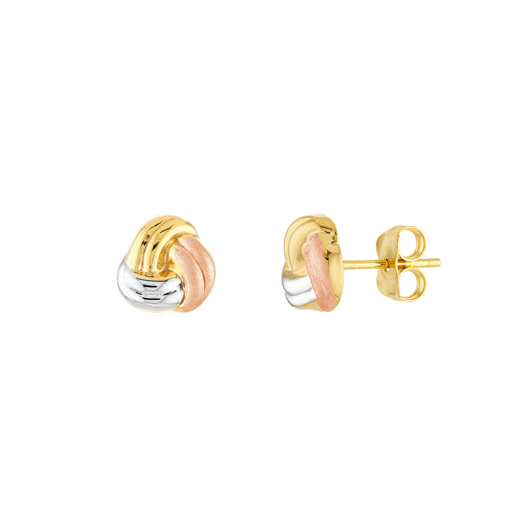 Baby Love Knot Stud Earrings