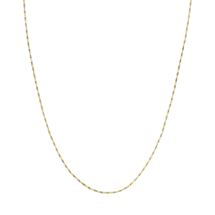 Two-Tone Brilliant-Cut Chain