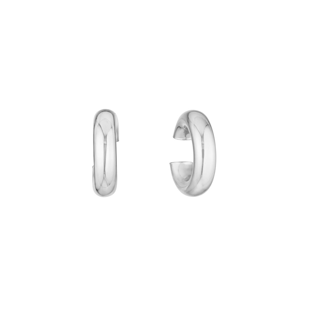 15mm Thick Tubular Cuff Earrings