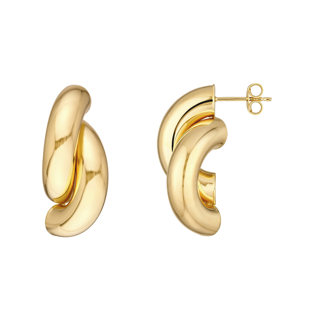 Double Half Circle Earrings