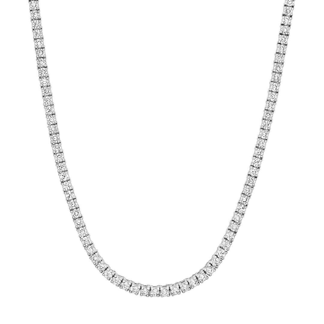 Diamond 16 Tennis Necklace (4-1/4tcw)